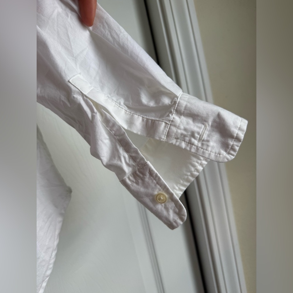 GAP White Long-Sleeve Button Shirt - Picture 2 of 9